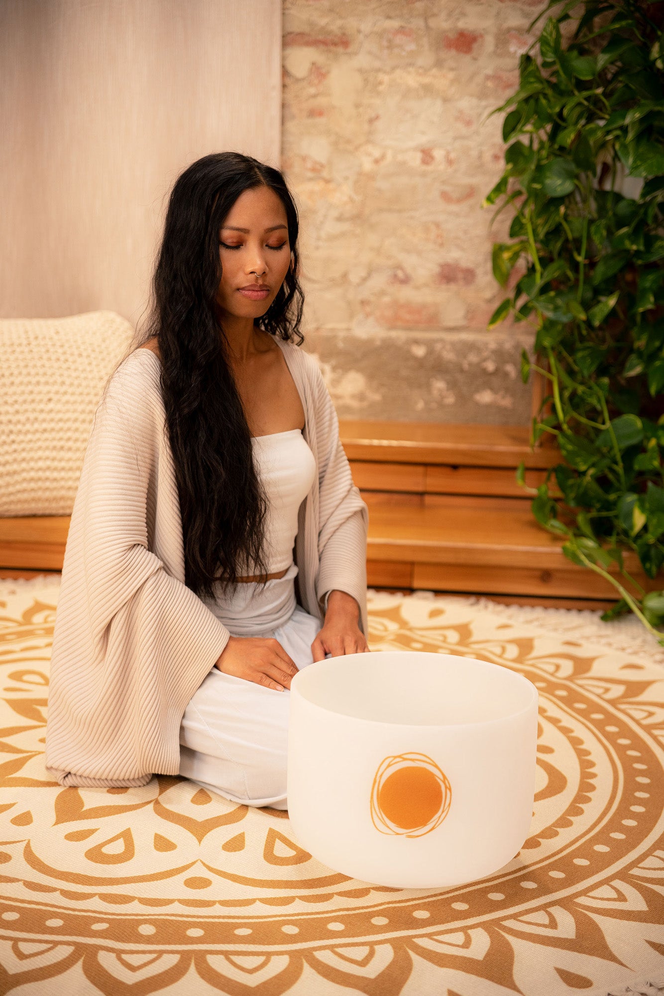 SINGING BOWL SONIC ENERGY CRISTAL 12"