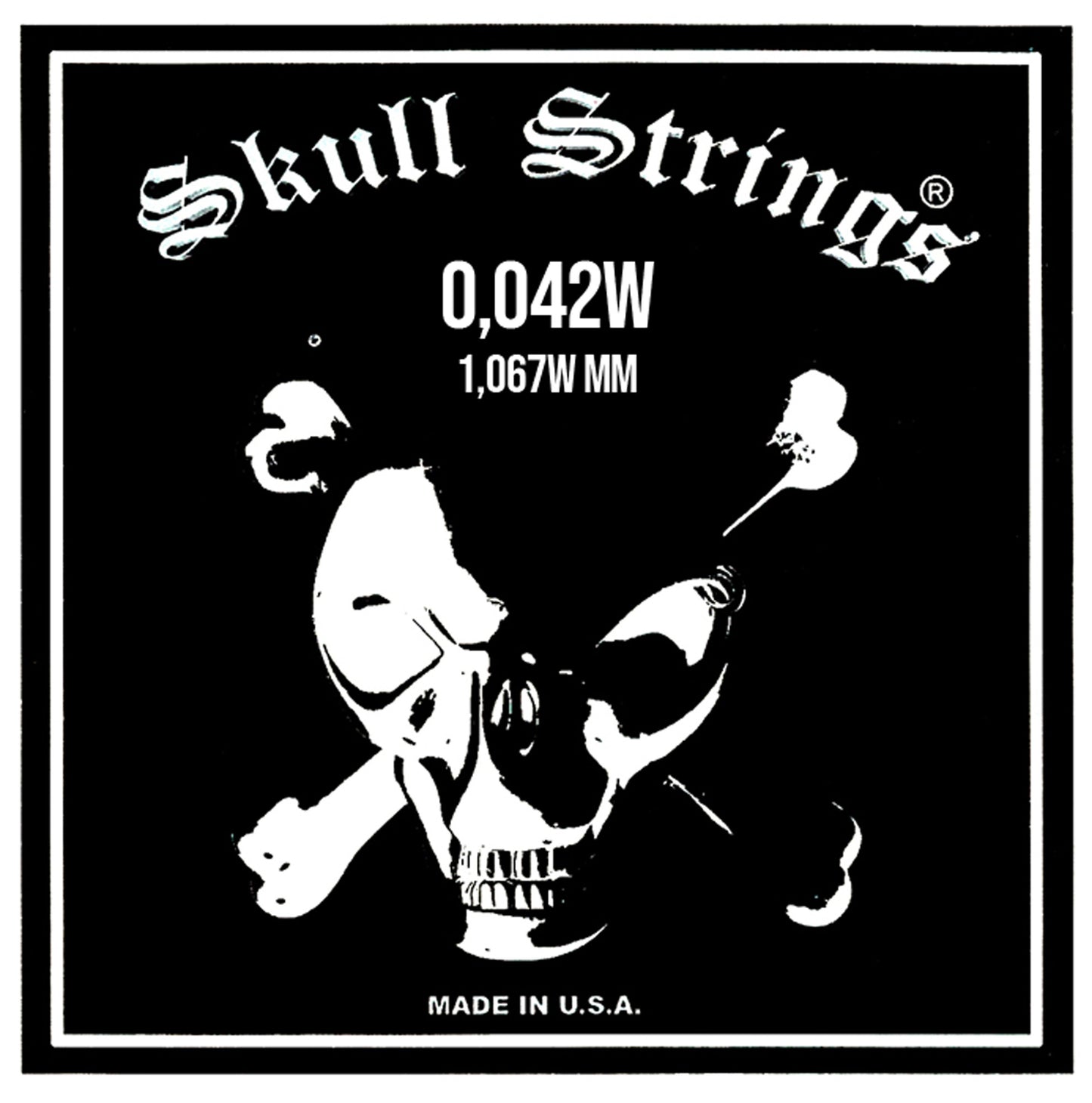 Corde guitare électrique SKULL 042W