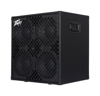 Enceinte basse amplifiée Megabass 410, 600W, HP 4x 10", HP Peavey Custom Design Ceramic, finition noir