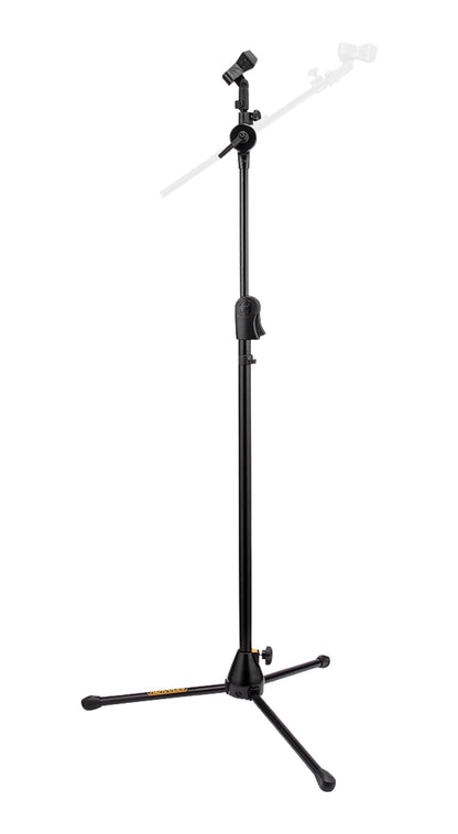 Support perche avec système Hideaway, levier Power Lock, système de réglage de hauteur EZ Grip, pince micro EZ incluse