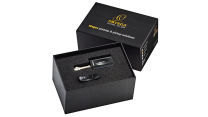 Préampli MagusGO avec capteur piezo, pour guitares et basses acoustiques, noir