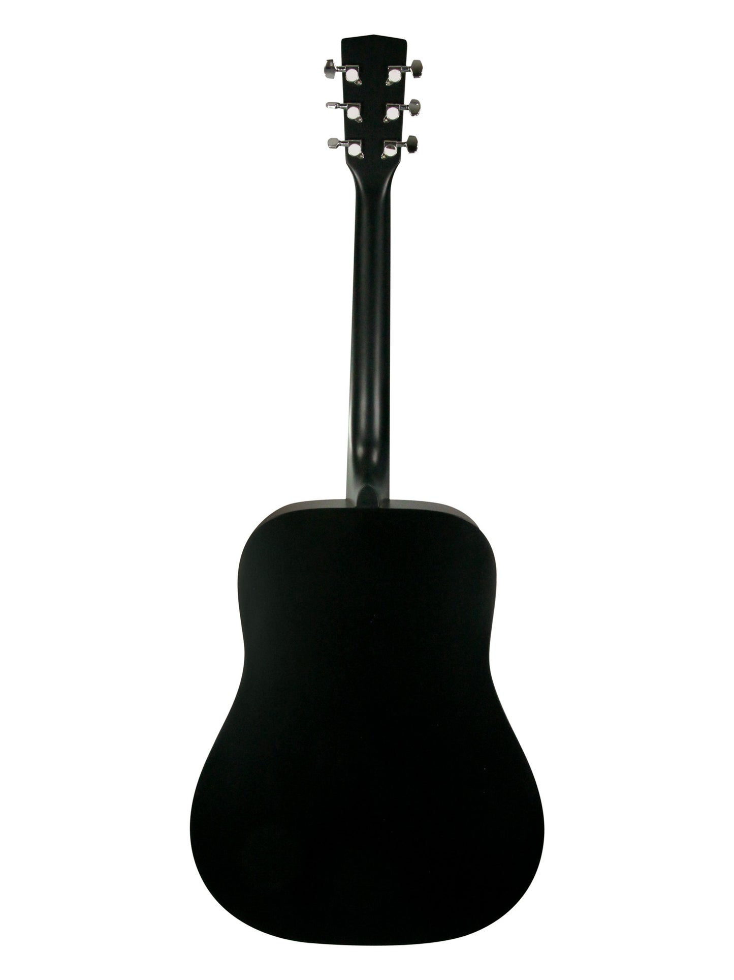 AD810, Dreadnought, table épicéa, fond & éclisses acajou, manche acajou, touche & chevalet merbau, noir satiné