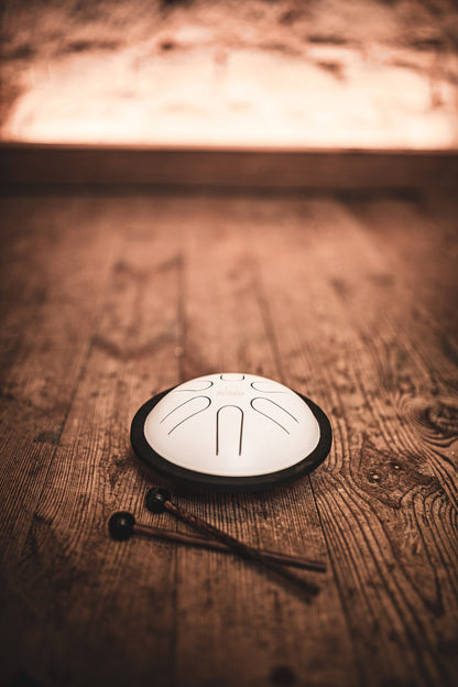 TONGUE NINO BLANC, 5.5", ACIER, PAIRE DE MAILLOCHE, HOUSSE, C5; D5; E5; G5; A5; C6