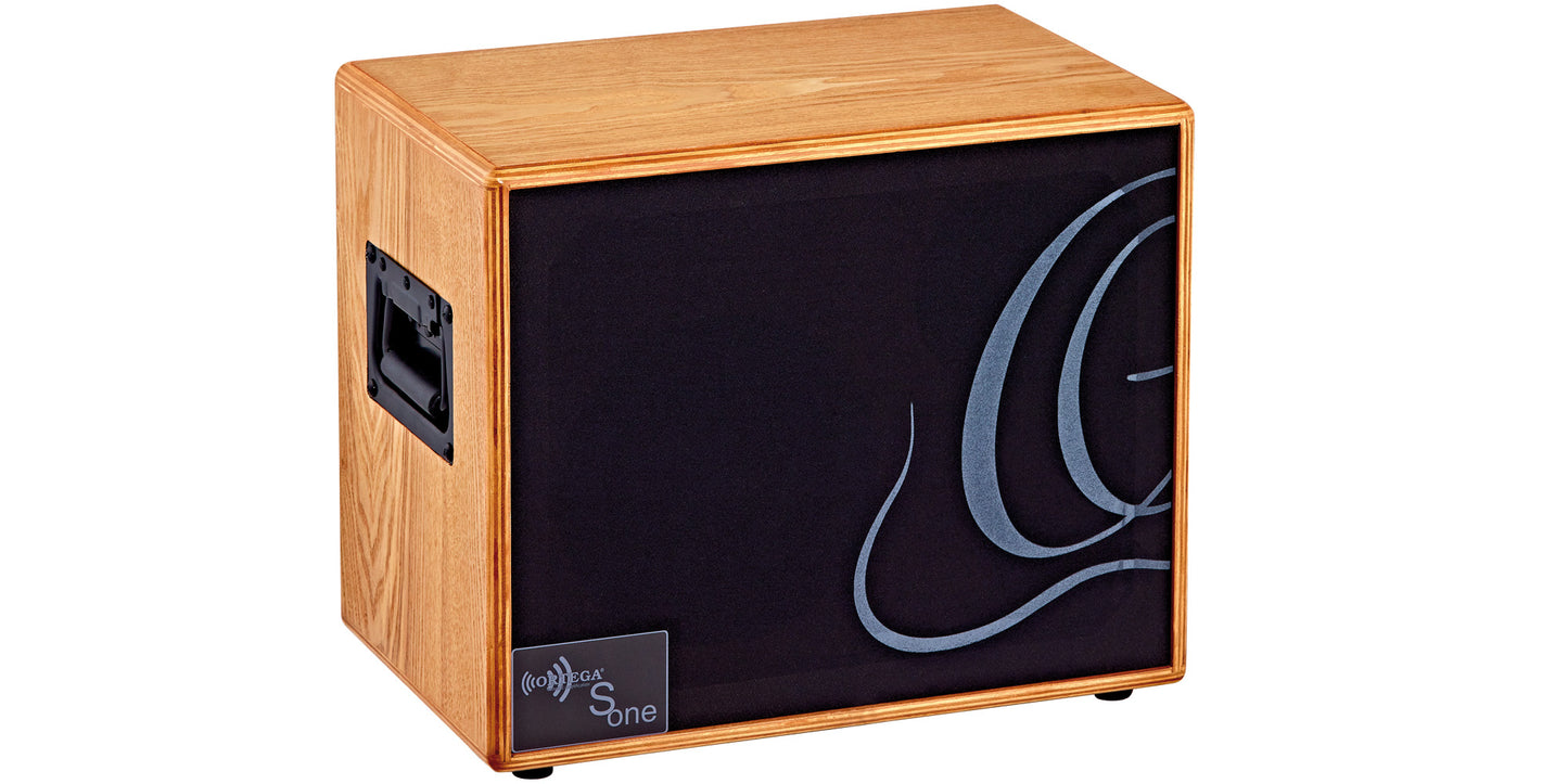S ONE, enceinte 150W @ 4 ohms, HP 6.5" et tweeter 3", avec housse de transport, naturel satiné et noir
