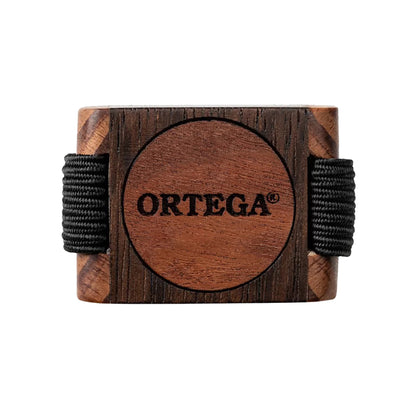 OFSW-S, shaker pour doigt bois Ortega, cassier, cèdre rouge et Tigerwood, petite taille, bande élastique, finition naturelle
