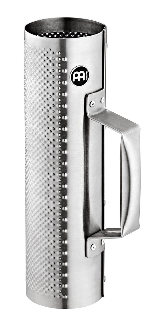 MERENGUE GUIRO MEINL AVEC GRATTOIR, PETIT MODÈLE, GRATTOIR EN ABS, ACIER BROSSE