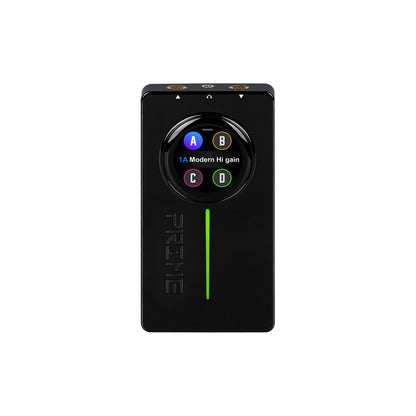 Interface PRIME P2, pour guitare électrique, écran tactile, technologie MNRS de modélisation d'amplis et d'effets, noir