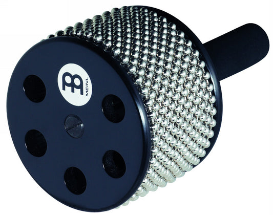 Calebasse Turbo grand modèle, chaînettes en acier, cylindre en inox, poignée PVC, noir