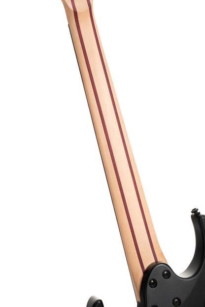 KX507MS, modèle 7 cordes, corps acajou, table ébène"Pale Moon", touche ébène de Macassar, Fishman Fluence, natural black burst