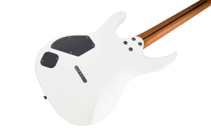 MOOER MMT100, corps aulne américain, manche érable torréfié, touche palissandre, pearl white, avec housse