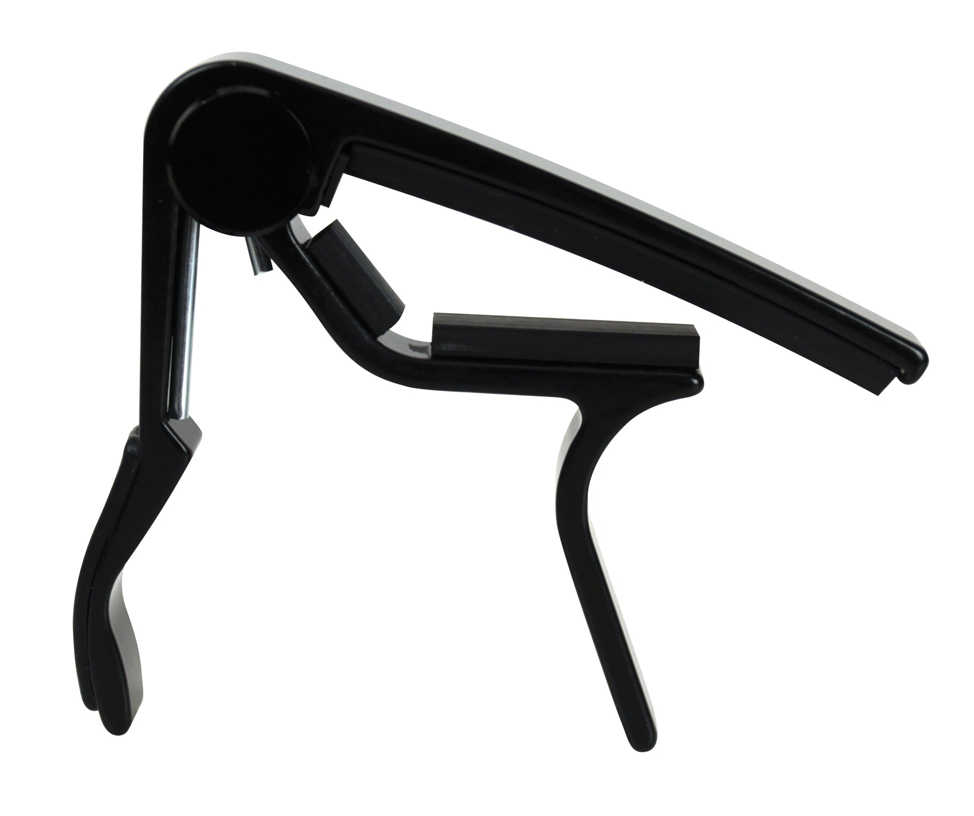 Capodastre pour guitare électrique, manche bombé, action rapide, noir