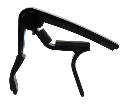 Capodastre pour guitare électrique, manche bombé, action rapide, noir