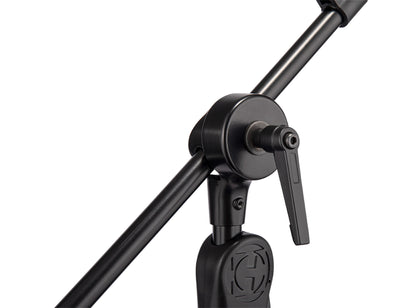 Support perche avec système Hideaway, levier Power Lock, système de réglage de hauteur EZ Grip, pince micro EZ incluse