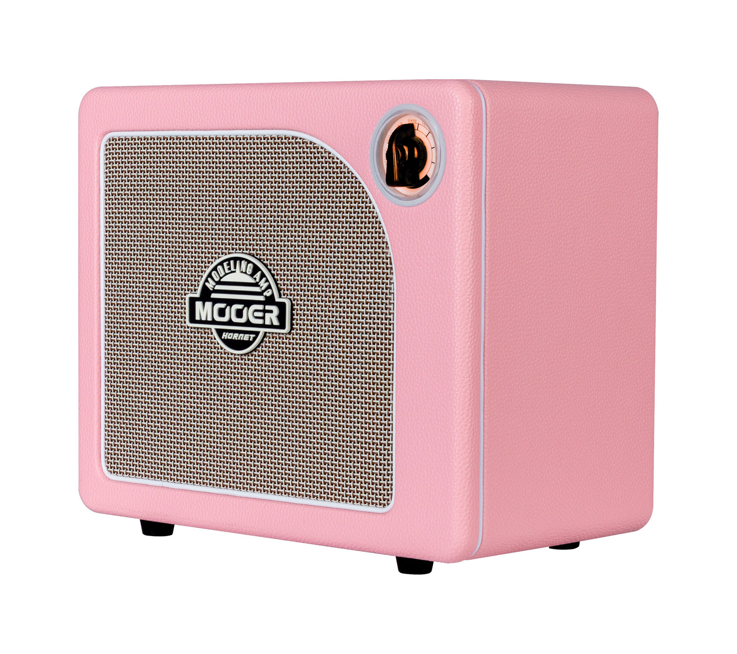 Ampli HORNET PINK, 15W, HP 6.5", 9 modélisations d'amplis haute-qualité, effets Modulation/Délai/Réverb, rose