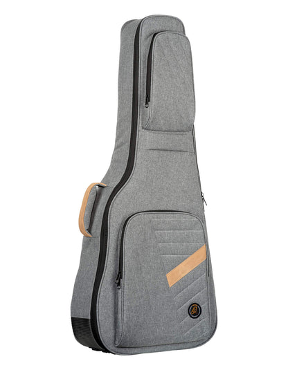 OGBDN-DLX-GY, housse Deluxe pour dreadnought, coton résistant et déperlant, rembourrage intérieur 20mm, 2 poches, noir