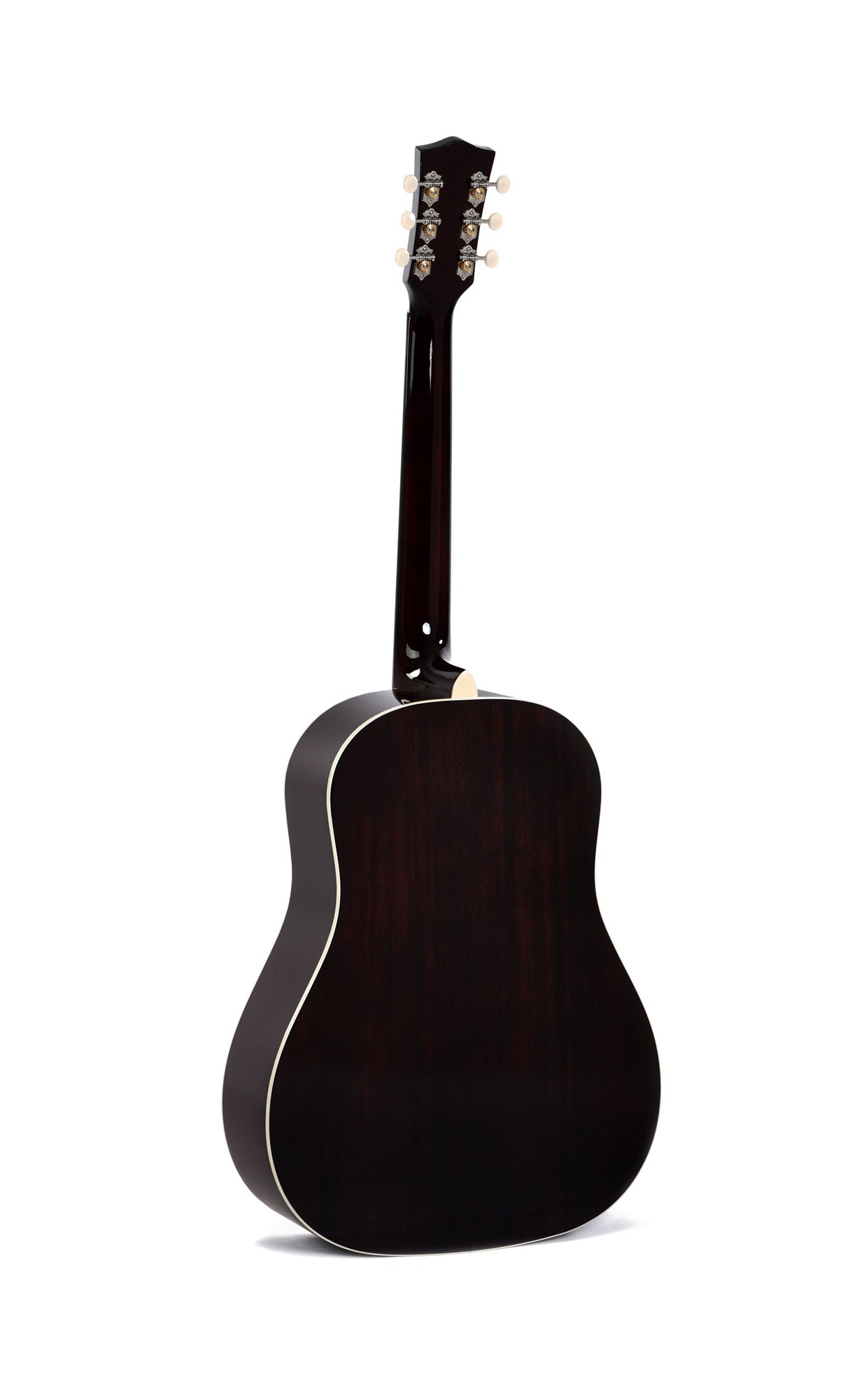 Modèle SJM-SG45-AN, édition spéciale, Dreadnought Slope Shoulder, table épicéa massif, f/e acajou massif, EQ LR Baggs, soft case