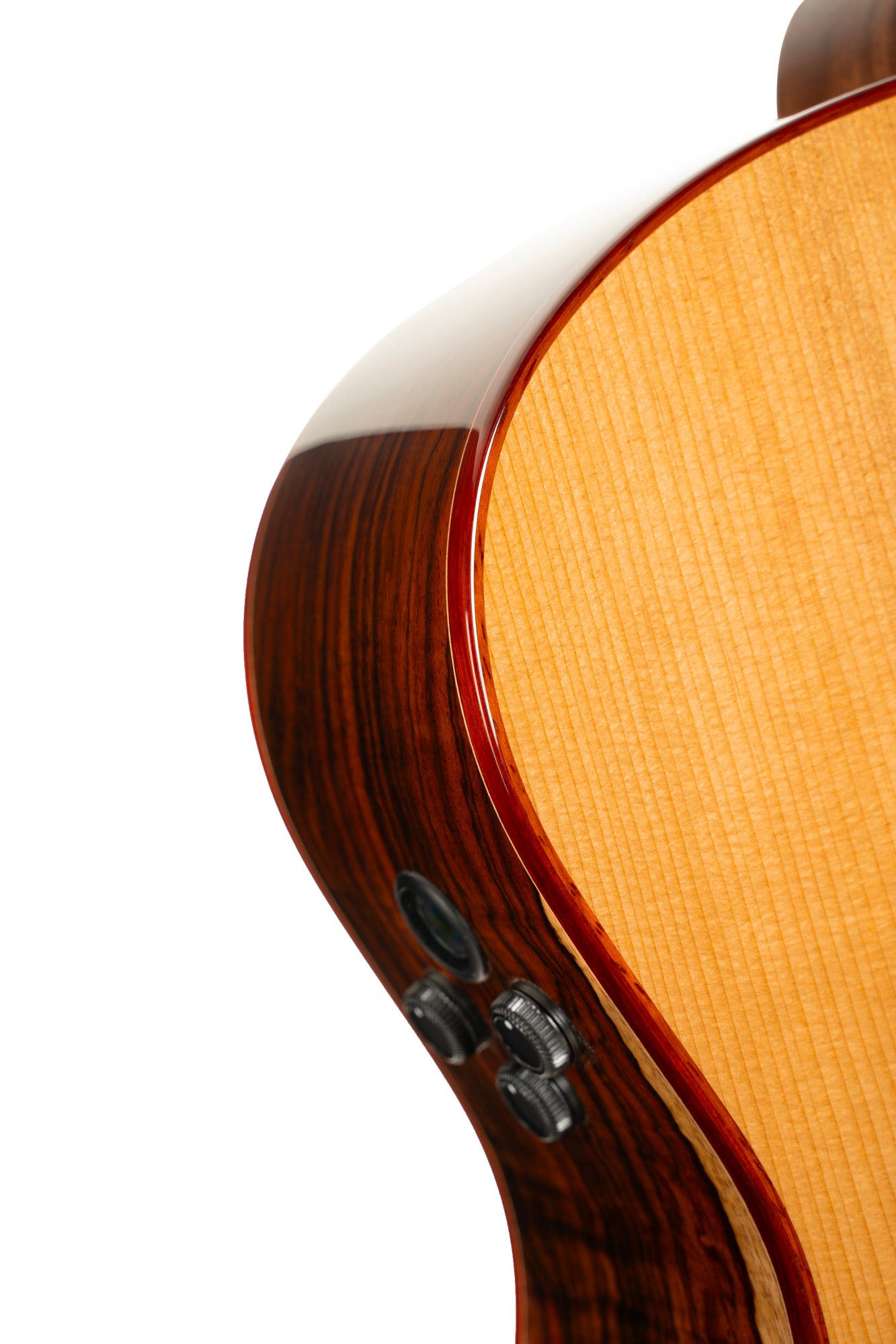 GOLD A10, forme Grand Auditorium, table épicéa Adirondack massif torréfié, f/e cocobolo massif, EQ Fishman, étui, brillant