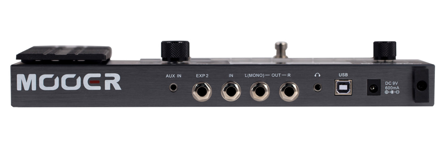 Pédalier multi-effets GE200, 55 simulations d'amplis haute-qualité, 26 simulations de haut-parleurs (IR), gris