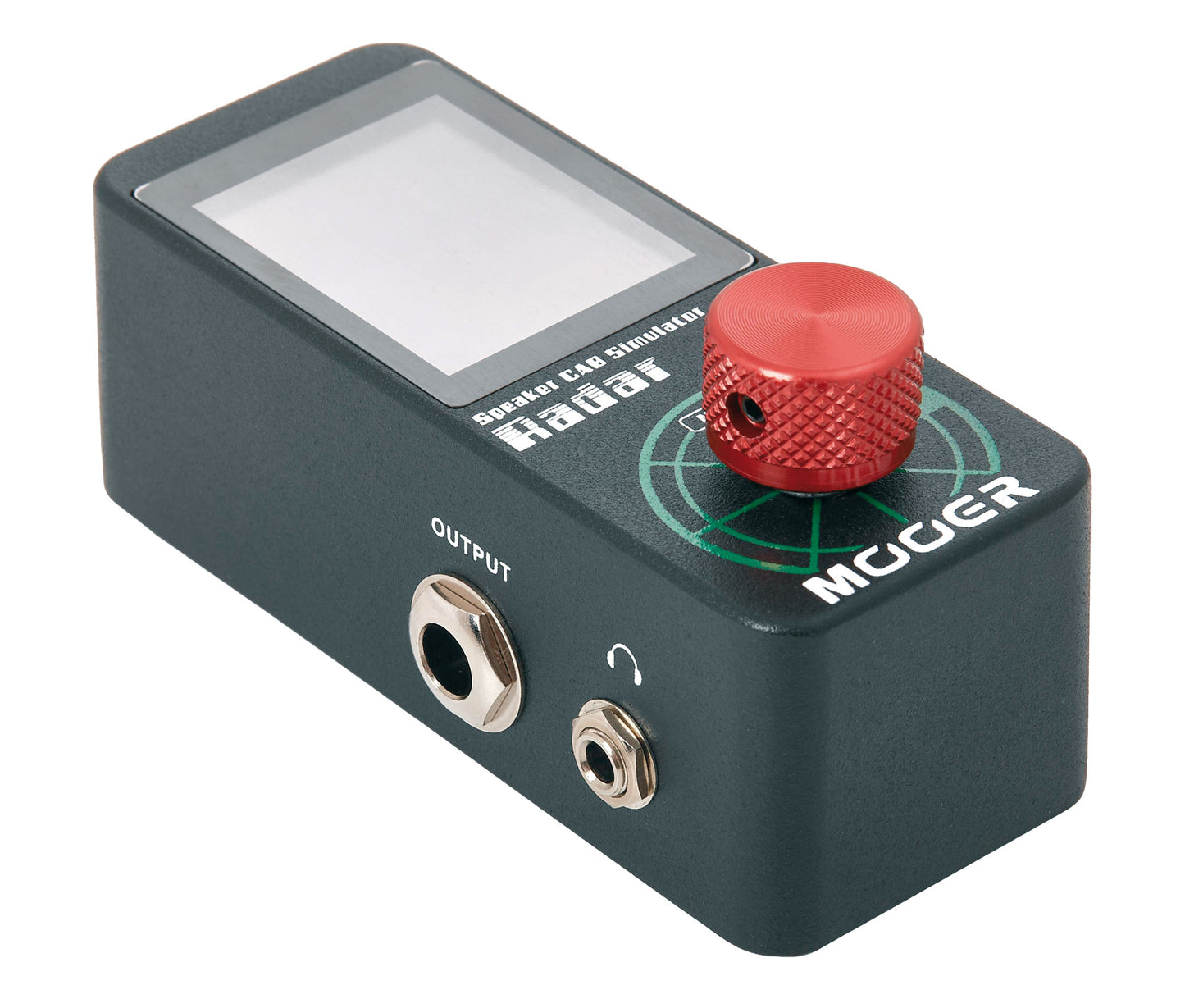 Pédale RADAR, simulateur de haut-parleurs, 30 types d'enceintes, 11 types de micros, 4 types d'amplis, EQ personnalisable, noir