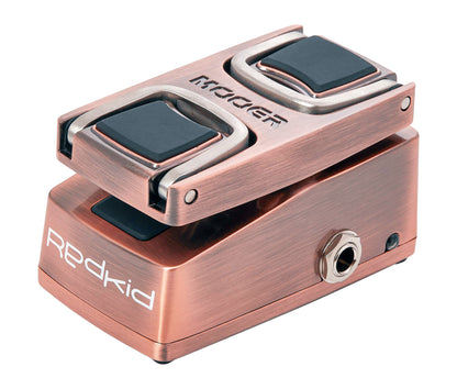 Pédale REDKID, talk wah numérique 2 modes, supports repliables, boîtier métal, true bypass, bronze