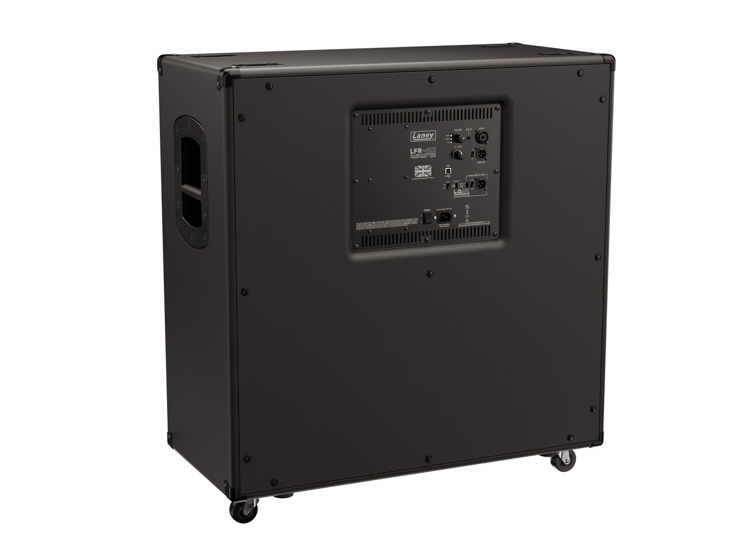 Enceinte amplifiée LFR-412, 2600W, 4x HP 12", compression Lavoce 1", entrée combinée XLR/Jack, émulations d'enceintes, noir