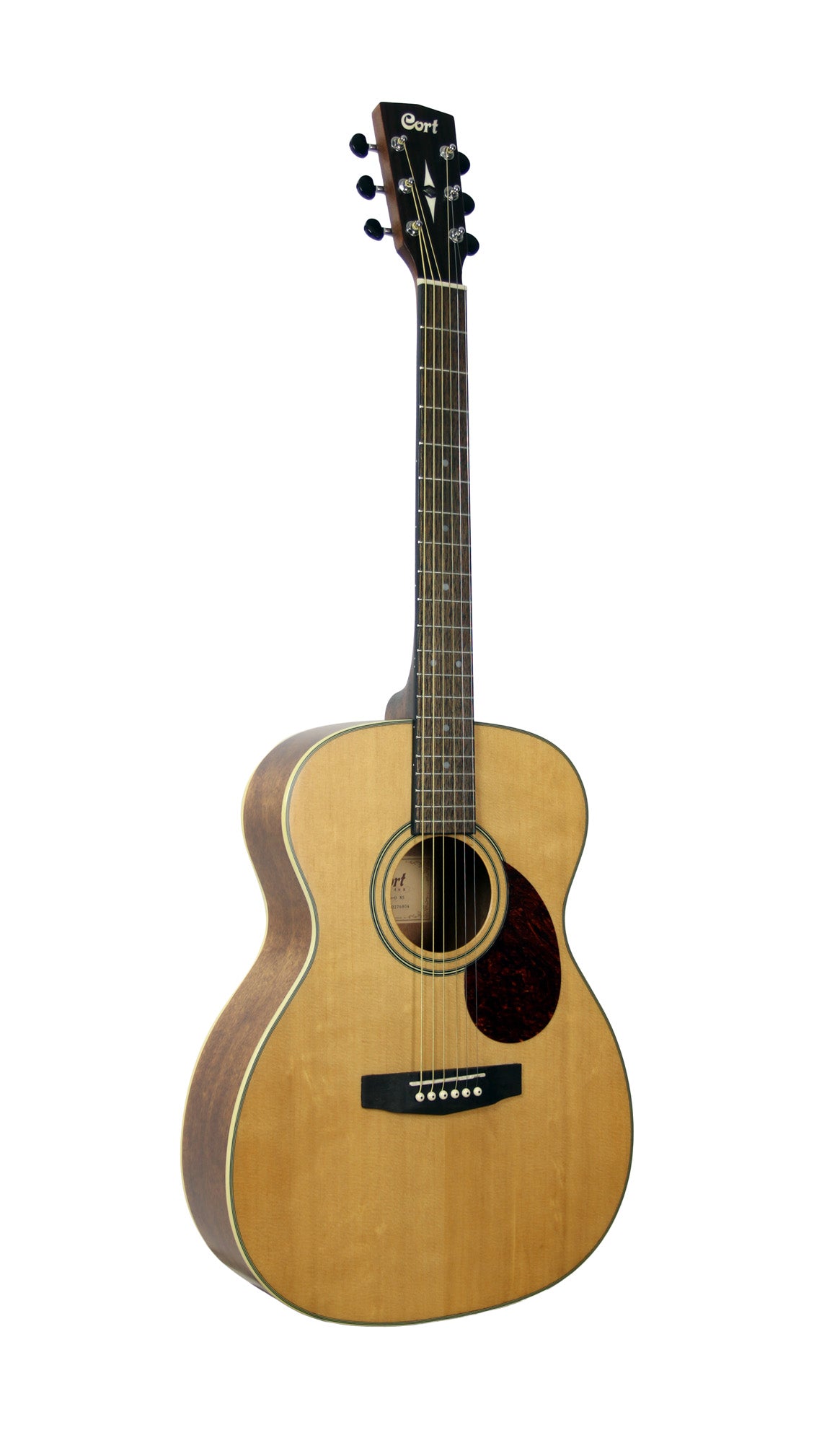 L100-O, forme Orchestra Model, table épicéa massif, fond & éclisses acajou, touche ovangkol, sillet 45 mm, naturel satiné