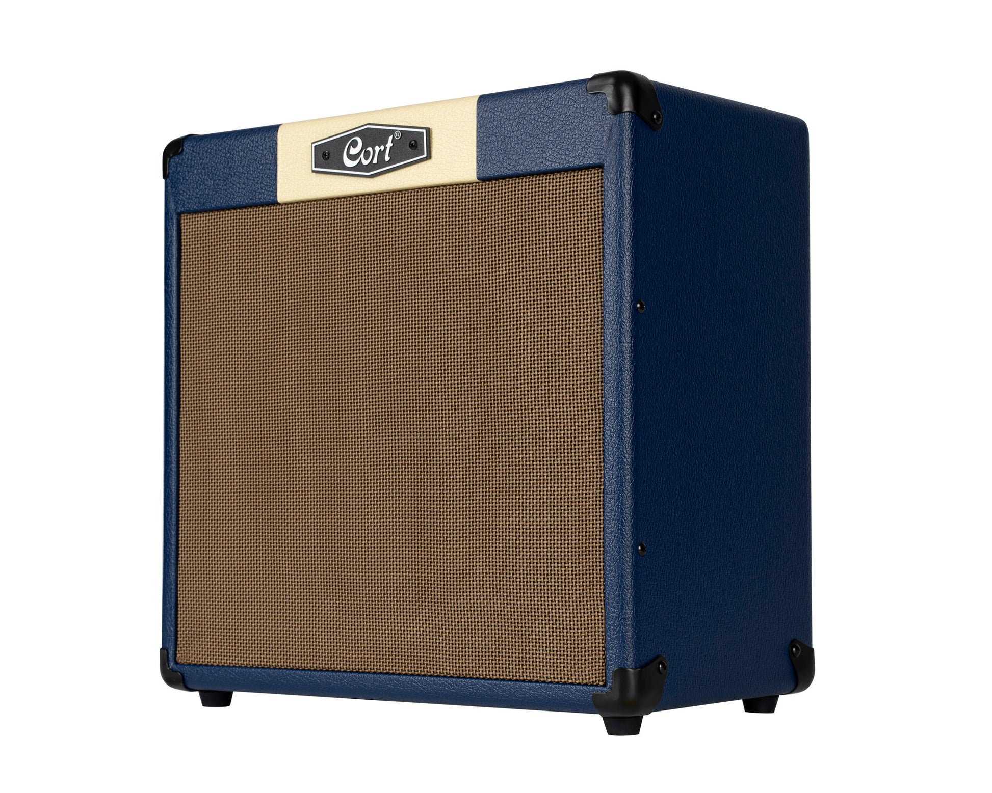 Ampli guitare 30W, 1x 10", 2 canaux, égaliseur 3 bandes, réverb, entrée Bluetooth, entrée CD/MP3 mini-Jack, bleu