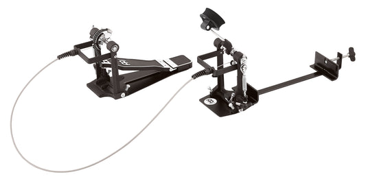 Pédale cajon repositionnable, batte en mousse, tension de ressort ajustable, clé de réglage fournie, noir