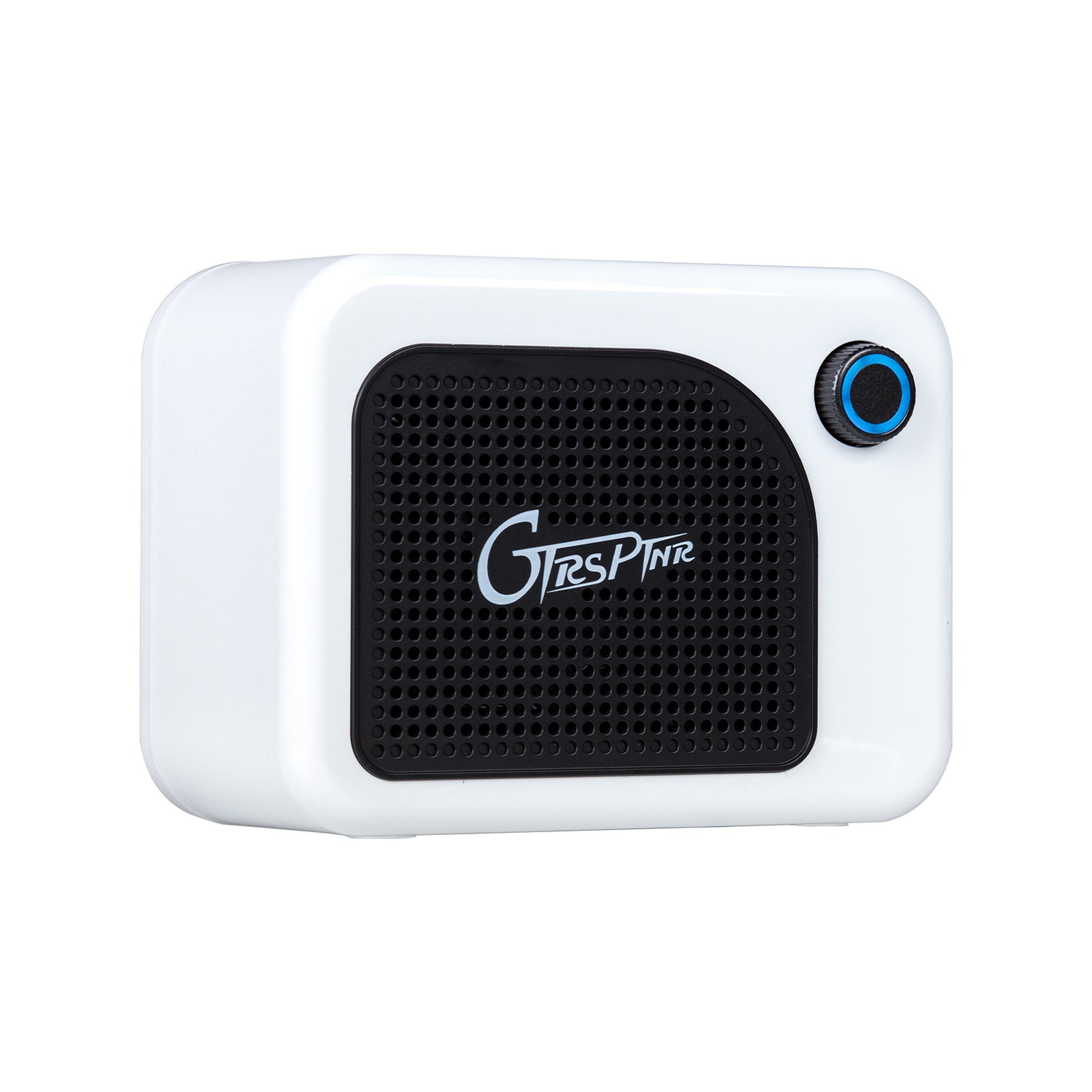 Amplificateur GCA5, 5W, HP 2.2", connexion Bluetooth, entrée Jack 6.35, fonctionne sur batterie, blanc
