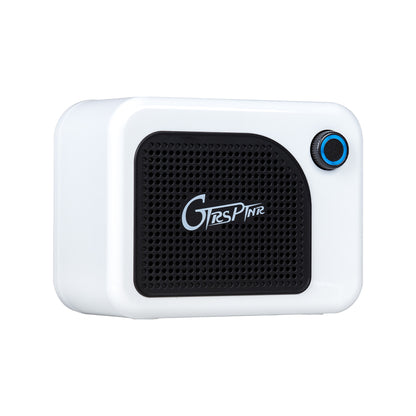 Amplificateur GCA5, 5W, HP 2.2", connexion Bluetooth, entrée Jack 6.35, fonctionne sur batterie, blanc