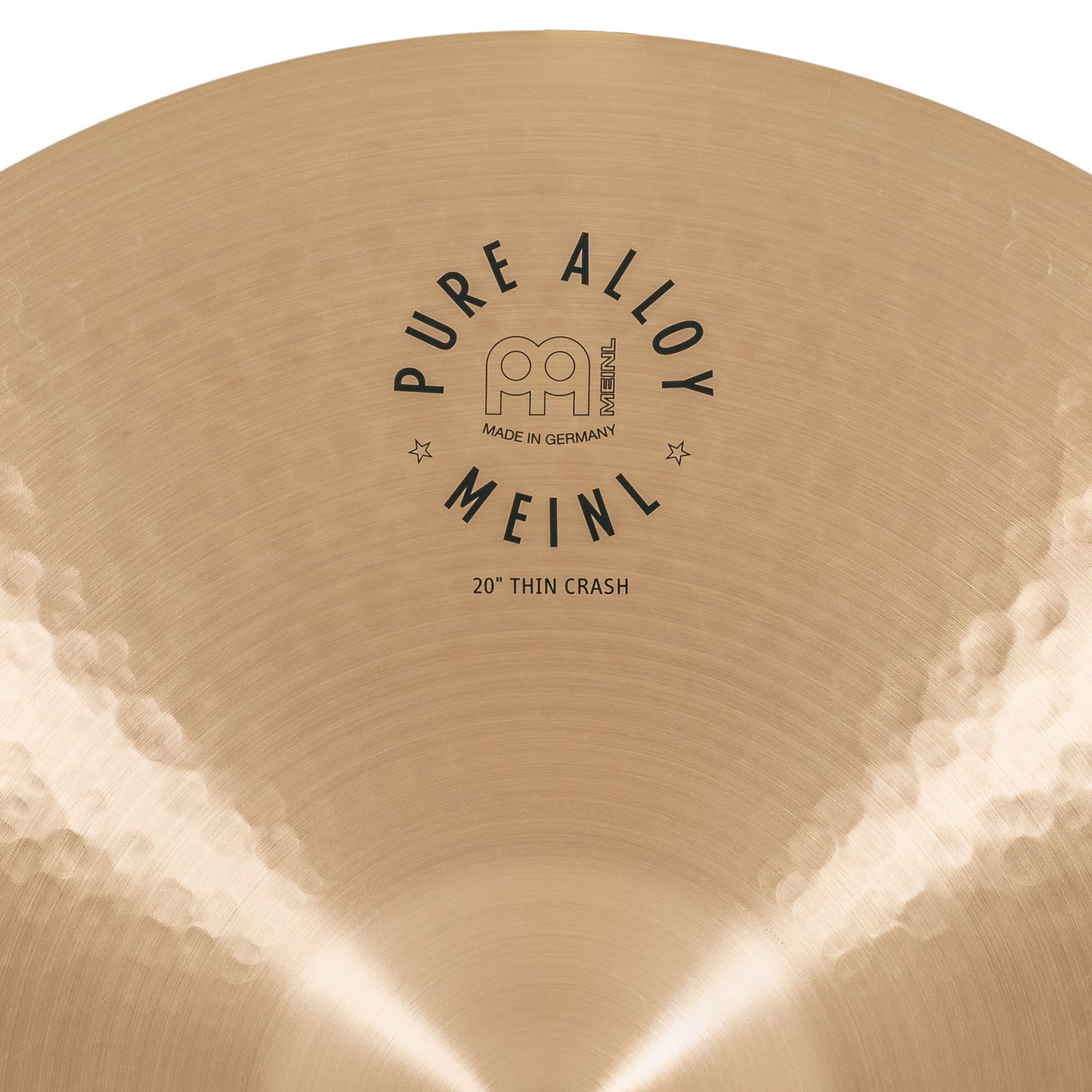 Thin Crash 20" Meinl Pure Alloy fini Traditional martelé