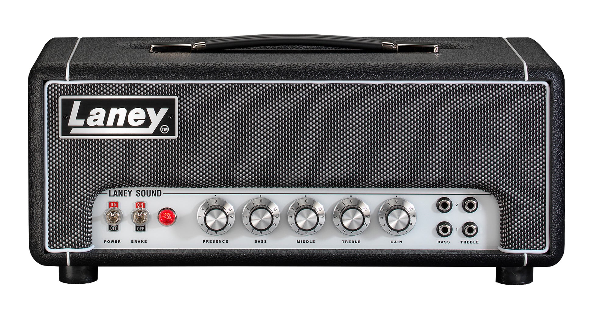 Tête à lampes 3W/0.1W Class A/B (1x 12BH7), préampli à lampes (3x ECC83), Two Notes Torpedo, série Black Country Customs, noir