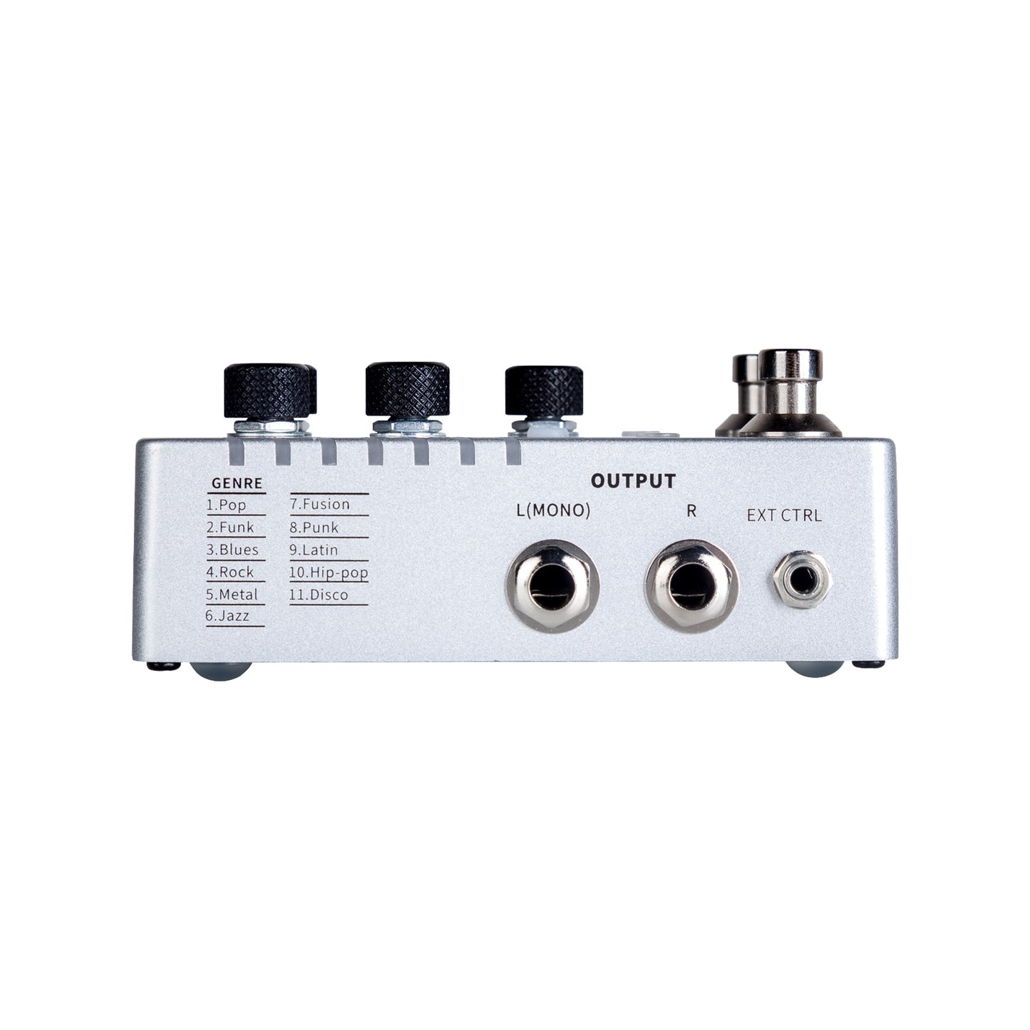 Pédale GROOVE LOOP X2, boite à rythmes et looper stéréo, 14 presets, boîtier métal, true bypass, gris