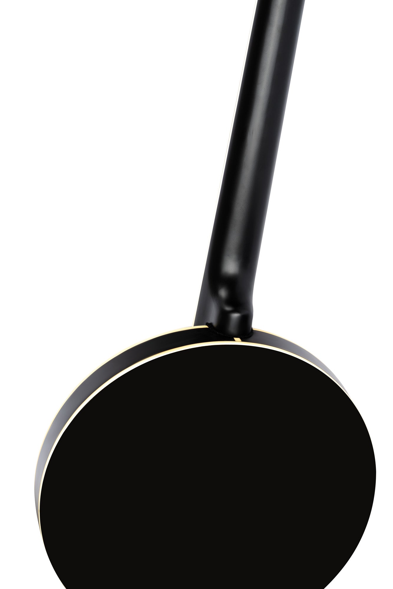 OBJ3506, banjo 6 cordes, 30 tirants, cercle aluminium, manche acajou, résonateur acajou, housse, noir satiné