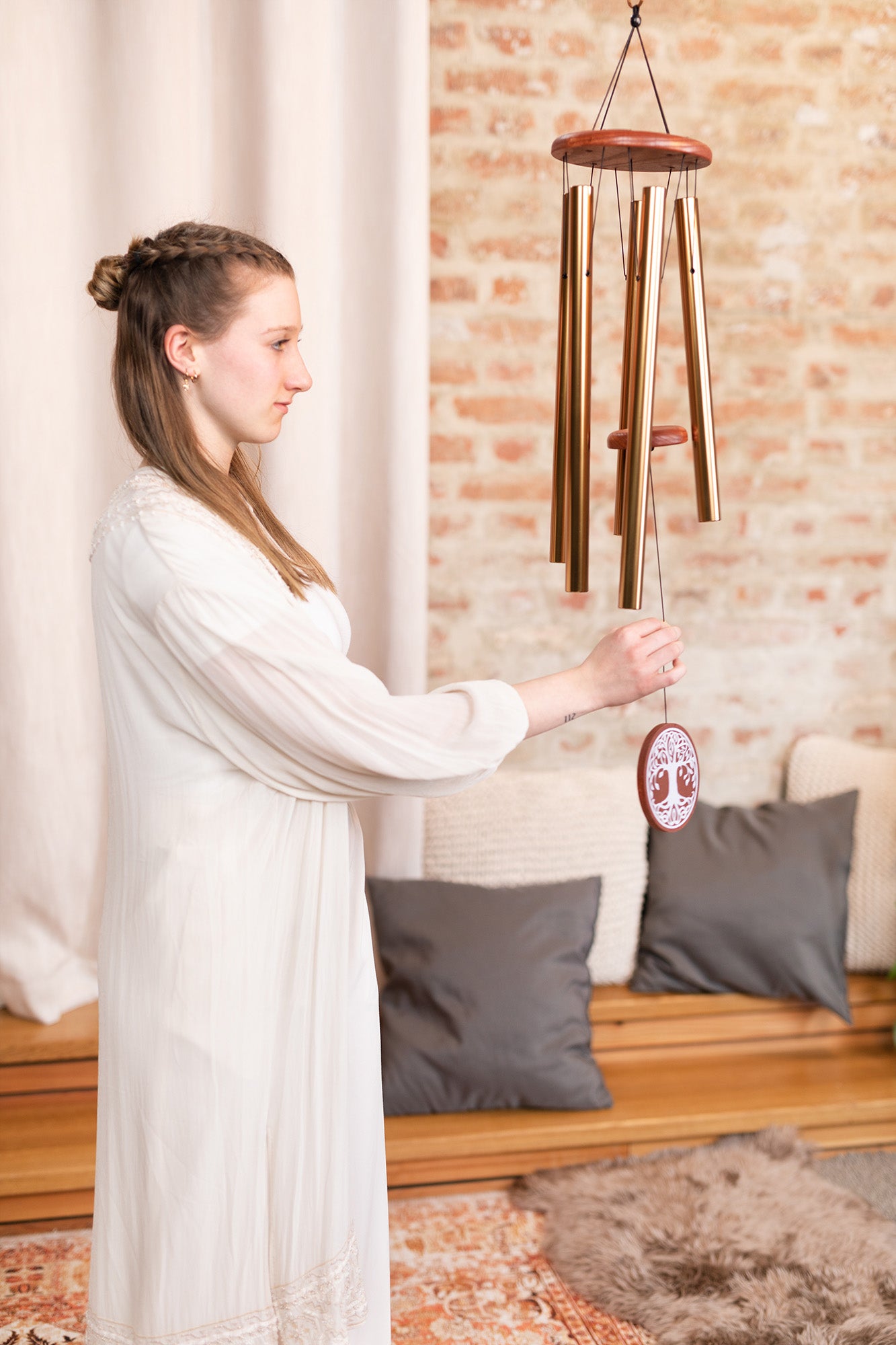 CHIMES SONIC ENERGY TREE OF LIF"E 36" BR