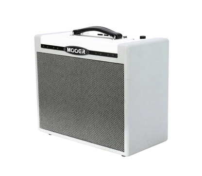 Ampli SD30, 30W, HP 8", 25 modélisations d'amplis, ampli de puissance Class A/B, 28 pédales d'effet intégrées, blanc