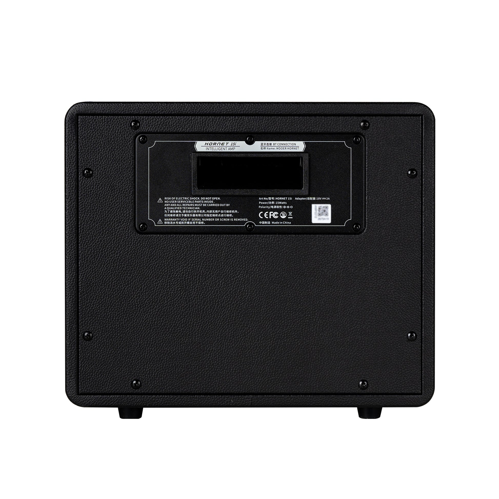 Ampli HORNET 15i, 15W, HP 6.5", 52 modélisations d'amplis, 49 effets, accordeur, looper, Bluetooth, USB-C, alimentation, noir