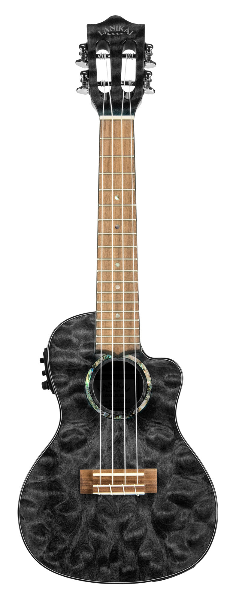 Ukulélé concert Lanikai érable pommelé QM-BKCEC