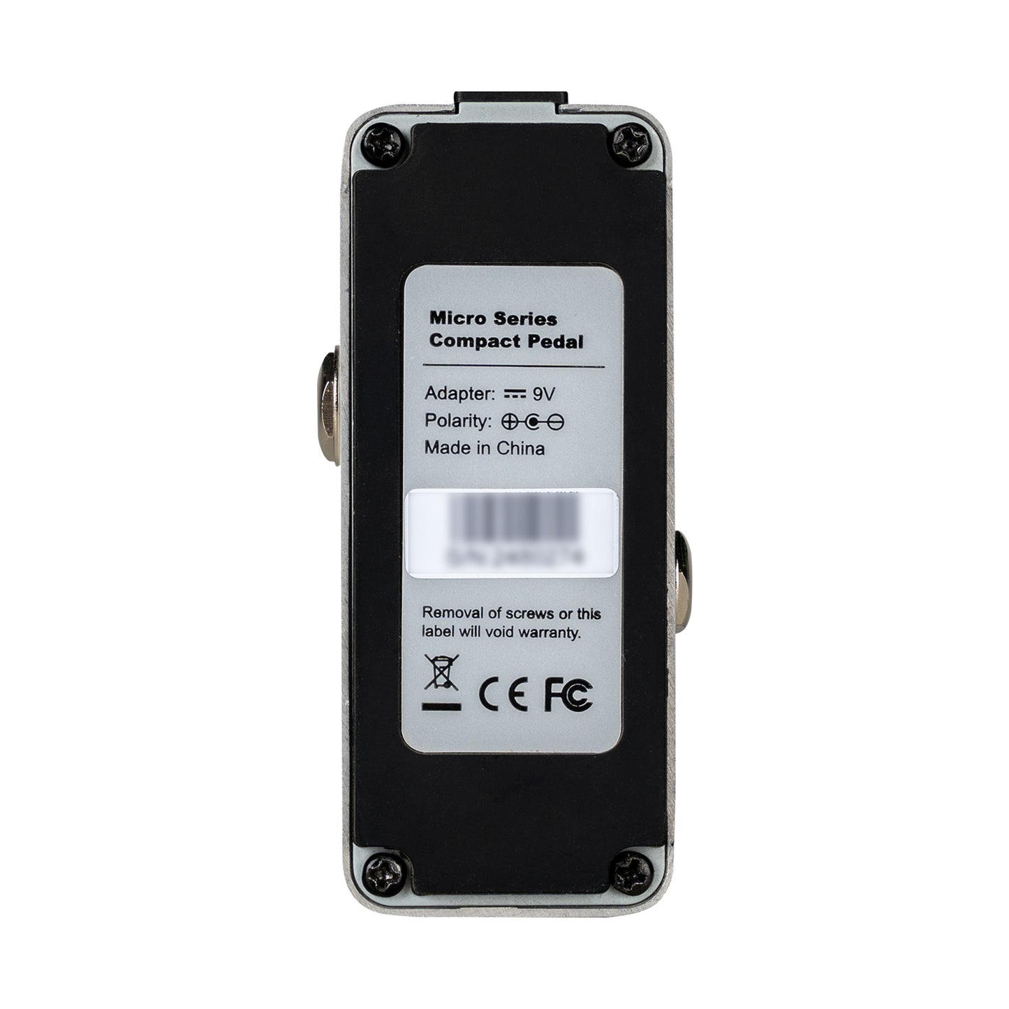 Pédale MICRO LOOPER II, looper, 48 emplacements permettant jusqu'à 10 minutes d'enregistrement chacun, blanc