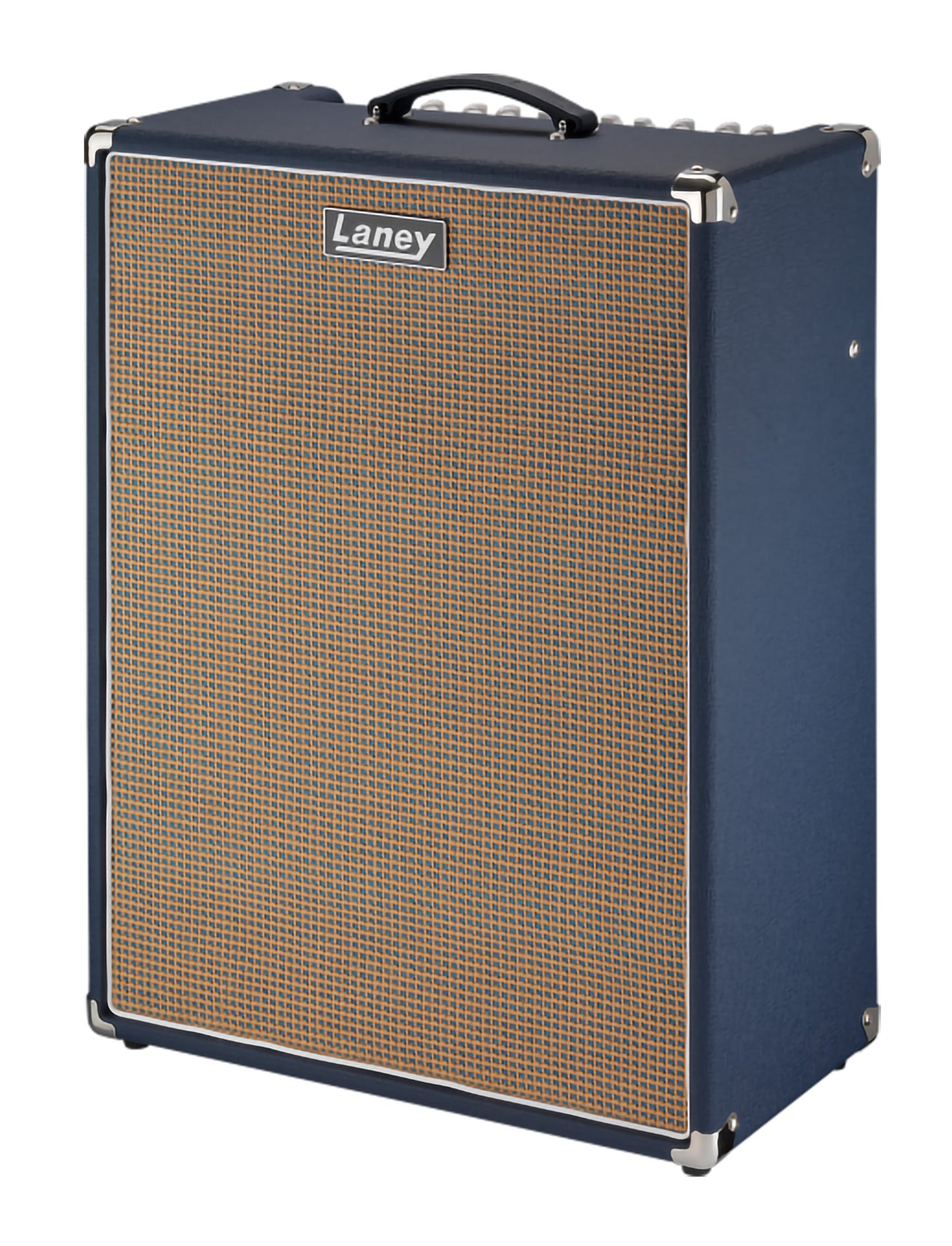 Ampli guitare électrique 60W, 2x HP 12" HH, 2 canaux, EQ 3 bandes, réverb, tremolo, chorus, boucle d'effet, 15.8 kg, bleu