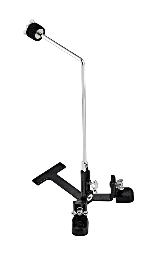 Attache cymbale Meinl pédale grosse c., adaptable à toutes les pédales de grosse caisse, avec 1 tige en L, acier noir poudré