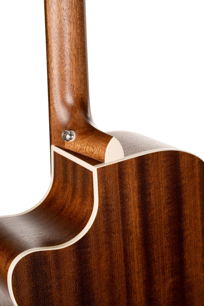 GA1E, table épicéa massif, fond & éclisses acajou, manche acajou, EQ CE304T, naturel pores ouverts