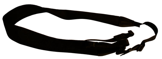 Courroie rosace classique SLIMLINE, toile noir