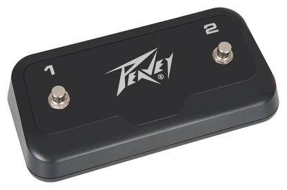 Footswitch double compatible avec une large gamme d'amplis Peavey, finition noir