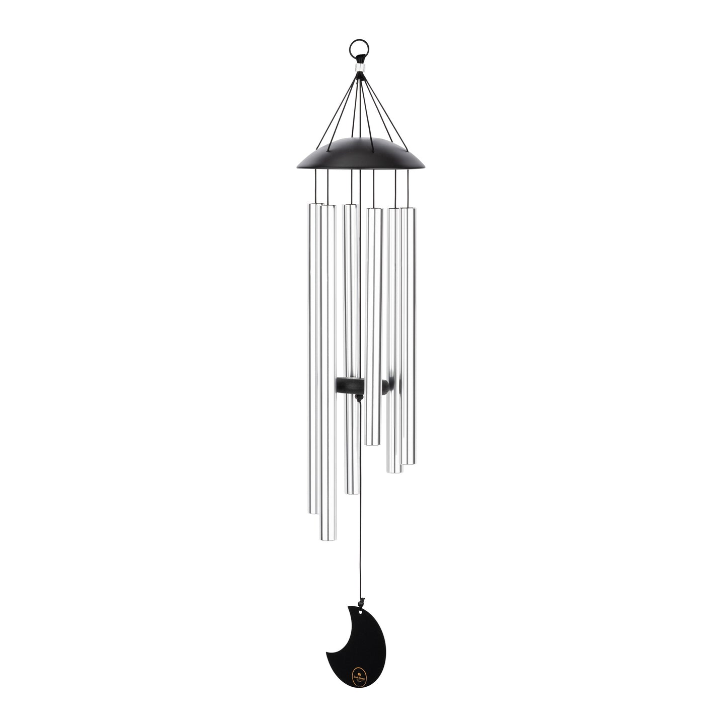 CHIMES SONIC ENERGY MOON 32", ARGENT