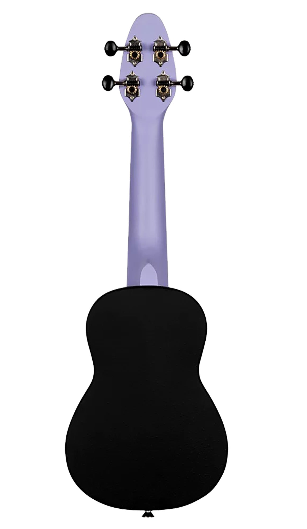 K2-LAF, pack ukulélé Soprano, table agathis, corps ABS galbé, manche okoumé, 12 frettes, accessoires, lavender field satiné