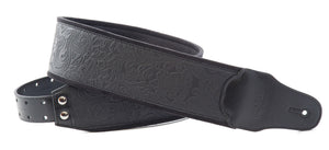 Righton Courroie Guitare Vegan Sandokan Noir