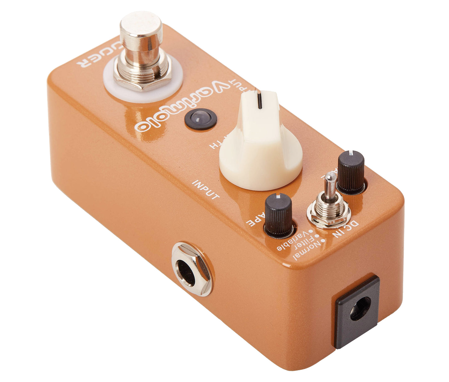Pédale VARIMOLO, trémolo numérique 3 modes (Normal/Filter/Variable), boîtier métal, true bypass, orange