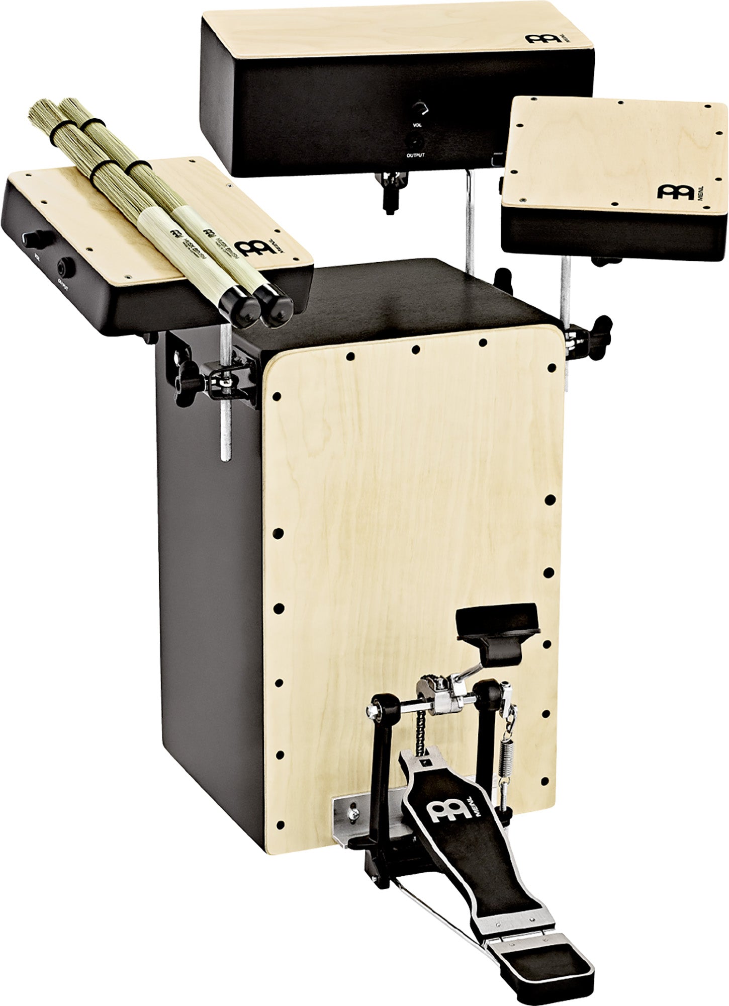 COCKTAIL CAJON PRE-AMPLIFIE MEINL, TOM, C.C., BONGO CAJON, SB307, TMBP, CPB4, MC-R5