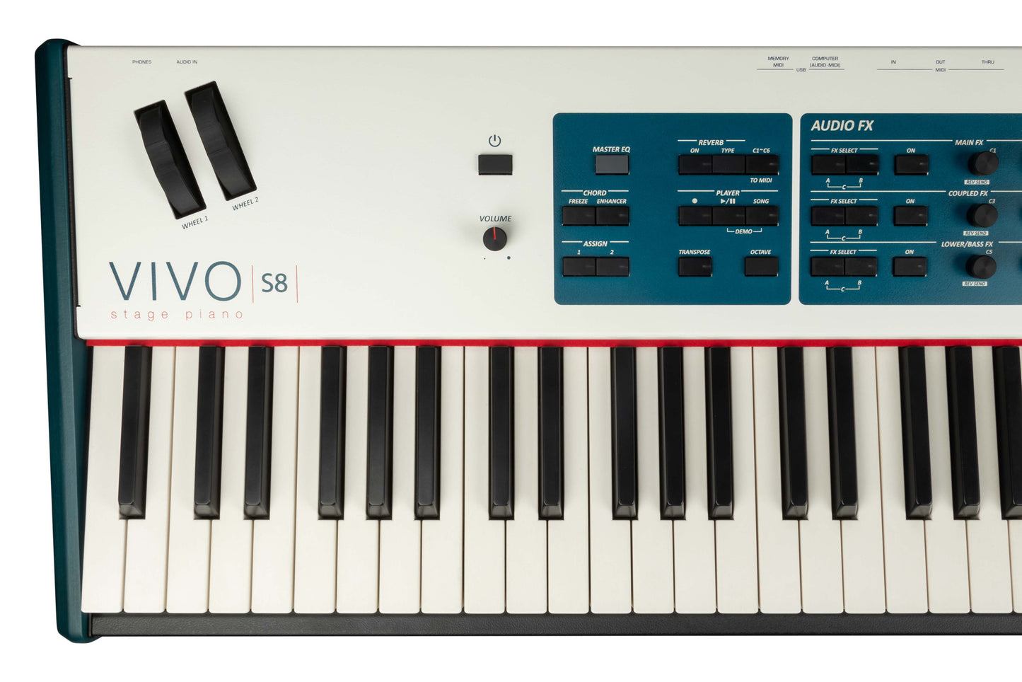 Piano numérique de scène Dexibell Vivo S8 | 88 notes, toucher lourd